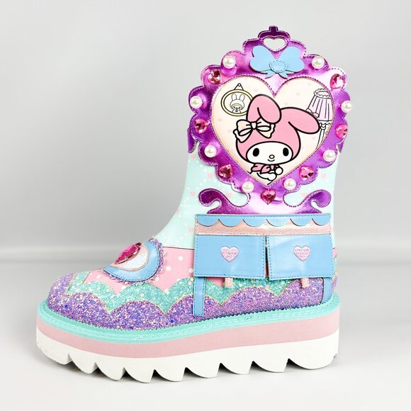 Irregular Choice x Sanrio Hello Kitty “Just Be You” Boots – Size 39 - Picture 7 of 9